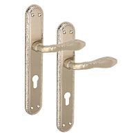 Ручки на планке OZCANLAR Zara Yale 72 никель сатин